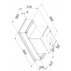 Okap Amica OMC5651B HC